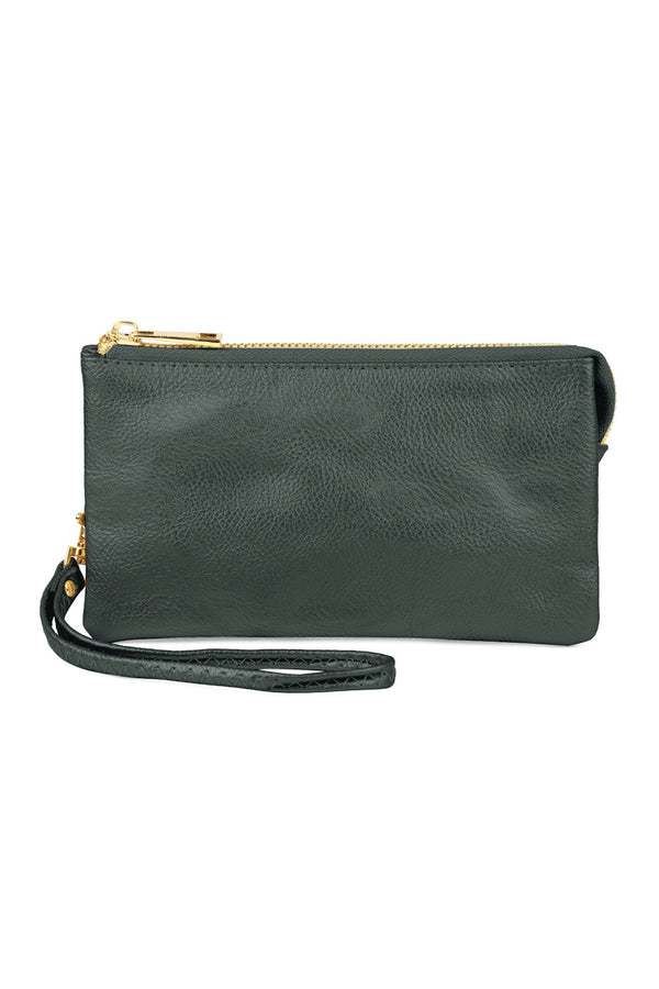 005 - Leather Wallet With Detachable Wristlet