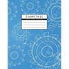 Isometric Graph Paper Notebook: Mechanical Engineering Drawings Blue Background Drafting Paper Isometric pad 1/4 Inch Equilateral Triangle 3D Graph Pa - Paperback