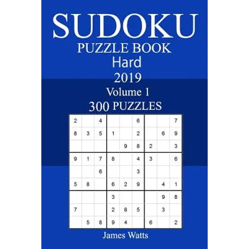 300 Hard Sudoku Puzzle Book 2019 - Paperback