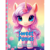 Sweet Ponies A Children's Unicorn Coloring Book - Paperback