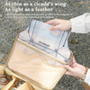 Folding Mini Table - Ultralight PP Camp Table & Tray (97g) Food-grade, Portable for Camping & Hiking Gear