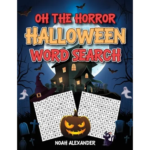 Oh The Horror Halloween Word Search - Paperback