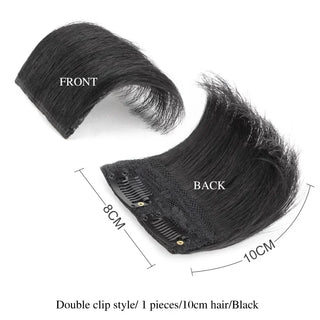 Buy a55-black-10cm 10-20cm Human Hair Invisable Seamless Hair Pad Extension Lining of Top Side Cover Hairpiece Increase Hair Volume for Women