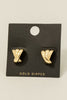 Gold Dipped Staggered Layered Hoop Earrings