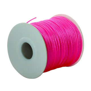 Buy hot-pink 80yards Jewelri Make Nylon Cord Satin Cord Satin Thread Macrame Cord Beading Thread Cord Jewelri Kumihimo Rattail Cord Wholesale