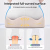 Memory foam car seat cushion. Ergonomic support. Relieves back/coccyx pain. Universal fit.