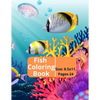 Fish Coloring Book: Kids and Adults Creative Fish Coloring Book. - Paperback