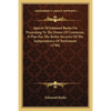 Speech Of Edmund Burke On Presenting To The House Of Commons, A Plan For The Better Security Of The Independence Of Parliament (1780) - Paperback