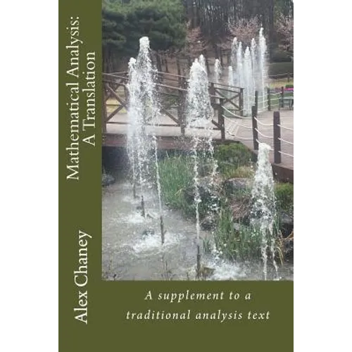 Mathematical Analysis: A Translation - Paperback