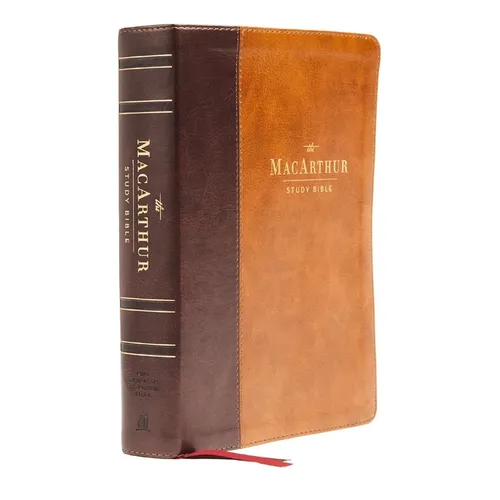 Nasb, MacArthur Study Bible, 2nd Edition, Leathersoft, Brown, Thumb Indexed, Comfort Print: Unleashing God's Truth One Verse at a Time - Imitation Leather