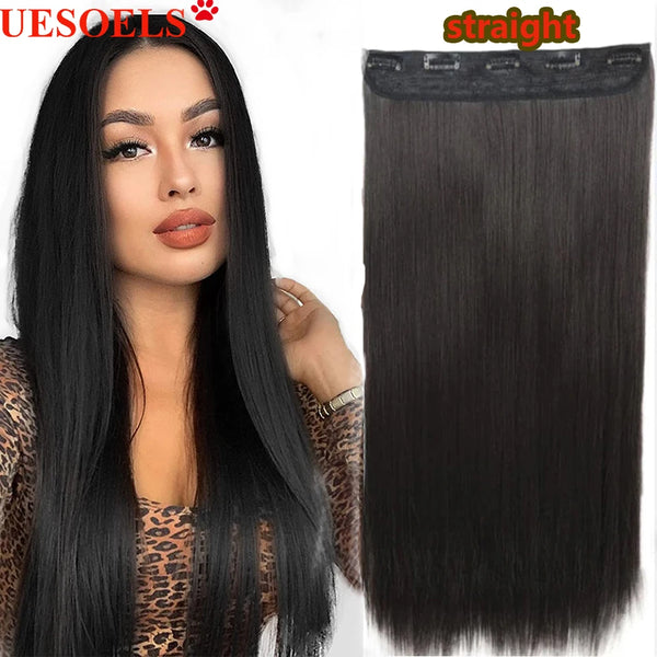 14-30Inch 60-100g Straight Clip in Human Hair Extensions One Piece With 5Clips Brazilian Remy Human Hair Natural Color Extension