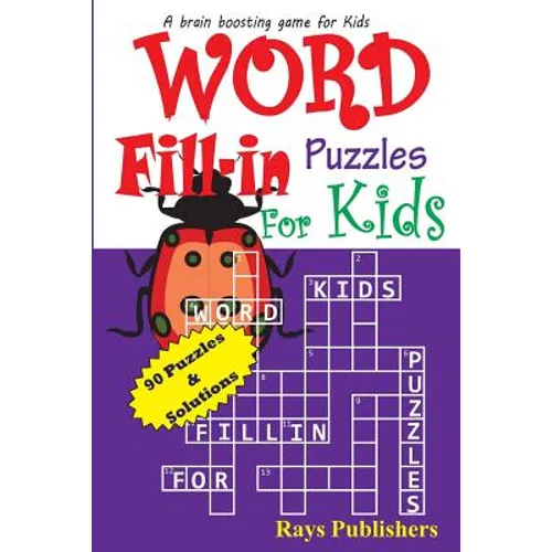 Word Fill-in Puzzles for Kids - Paperback