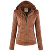 Winter Faux Leather Jacket Women
