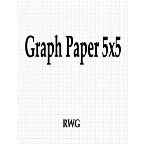 Graph Paper 5x5: 100 Pages 8.5" X 11" - Paperback
