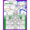 Adult Coloring Books: Stress Relieving Relaxation for Grownups and Adults: Color Your Way Through New Orleans With Intricate Designs - Paperback
