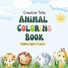 Creative Tots: Animal Coloring Book for Toddlers aged 1-3 years - Paperback
