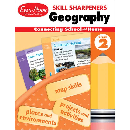 Skill Sharpeners: Geography, Grade 2 - Paperback