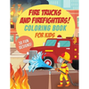 Fire Trucks & Firefighters Coloring Book For Kids: 30 Fun Designs of Fire Engines, Equipment and Firefighters to the Rescue! - Paperback