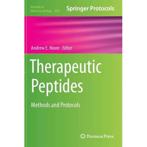 Therapeutic Peptides: Methods and Protocols - Hardcover