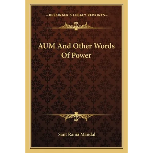 AUM And Other Words Of Power - Paperback
