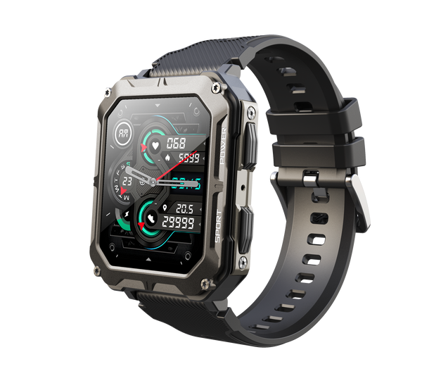 C20 Pro Smart Watch – 1.83" HD Display, Bluetooth Calling, 123 Sport Modes & IP68 Waterproof