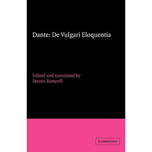 Dante: de Vulgari Eloquentia - Paperback