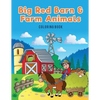 Big Red Barn and Farm Animals Coloring Book - Paperback