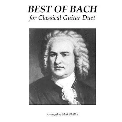 Best of Bach for Classical Guitar Duet - Paperback