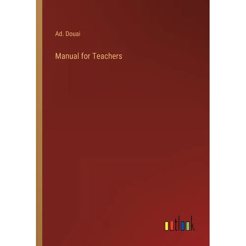 Manual for Teachers - Paperback