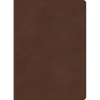 KJV Single-Column Wide-Margin Bible, Brown Leathertouch - Imitation Leather