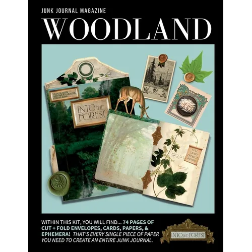 Junk Journal Magazine - Woodland - Paperback
