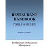 Restaurant Handbook - Tools & Rules: Fundamentals of Restaurant Management - Paperback