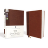 Nasb, Journal the Word Reference Bible, Leathersoft Over Board, Brown, Red Letter Edition, 1995 Text, Comfort Print: Let Scripture Explain Scripture. - Hardcover