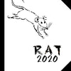 Rat 2020: Notebook - Paperback