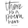 there is a poem here - Paperback