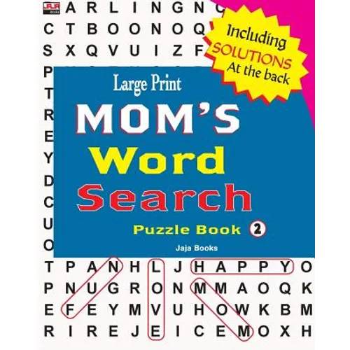 Large Print MOM'S Word Search Puzzle Book, Vol. 2 - Paperback