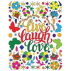 Adult Coloring Book for Good Vibes: Live Laugh Love Motivational and Inspirational Sayings Coloring Book for Adults - Paperback