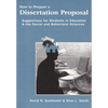 How to Prepare a Dissertation Proposal: Suggestions for Students in Education and the Social and Behavioral Sciences - Paperback