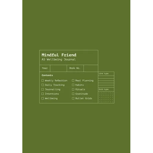 Mindful Friend: A Weekly Wellbeing Journal - Paperback