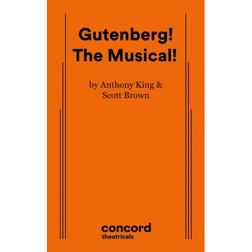 Gutenberg! the Musical! - Paperback