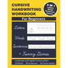 Cursive Handwriting Workbook: Cursive Handwriting. 4 in 1 Practicing Cursive Handwriting to Master Letters, Words, Sentences and Funny Games for Beg - Paperback