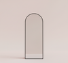 Full-Length Arched Floor Mirror with Stand - Multiple Size