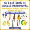 My First Book of Musical Instruments: Saxophones, Ukuleles, Clarinets, Bongos and More - Baby & Toddler Color Books - Paperback