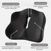 Memory foam car seat cushion. Ergonomic support. Relieves back/coccyx pain. Universal fit.