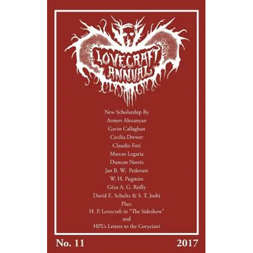 Lovecraft Annual No. 11 (2017) - Paperback