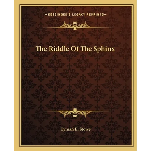 The Riddle Of The Sphinx - Paperback