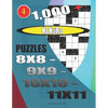 1000 + Kakuro puzzles 8x8 - 9x9 - 10x10 - 11x11 - Paperback