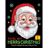 Merry Christmas Color by Number for Adults: Santa and Friend Pixel Art Relaxation - Paperback