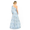 The One Shoulder Beaded Full Length Gown Classic