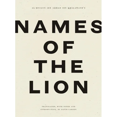 Names of the Lion - Paperback